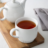 Olympia Café Stacking Mugs White 340ml (6 Pack)