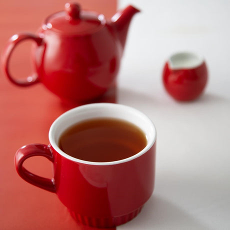Olympia Café Stacking Mugs Red 340ml (6 Pack)