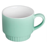 Olympia Café Stacking Mugs Aqua 340ml (6 Pack)