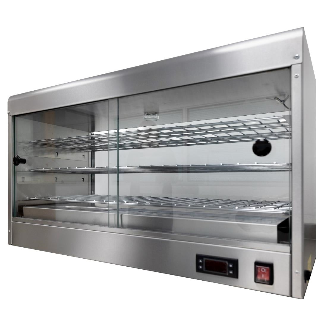 JK037 Parry Electric Heated Pie Cabinet with digital display - 3 shelf CPCD
