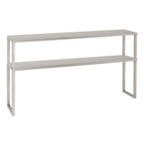 Parry Stainless Steel Two Tier Ambient Chefs Rack with L Bracket 1000x350mm