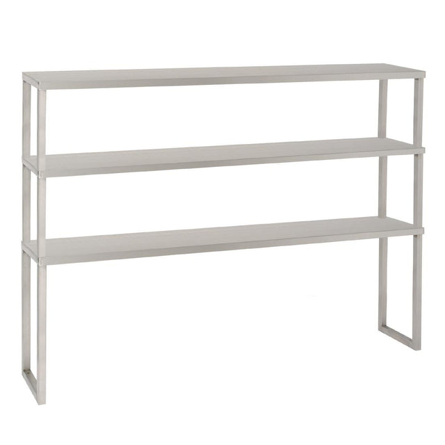 Parry Stainless Steel Triple Tier Heated Chefs Rack with L Bracket 1000x350mm