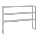 Parry Stainless Steel Three Tier Ambient Chefs Rack with L Bracket 1200x300mm