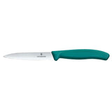 Victorinox Swiss Classic Paring Knife Straight Pointed Tip Green 10cm