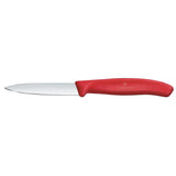 Victorinox Swiss Classic Paring Knife Straight Pointed Tip Red 8cm
