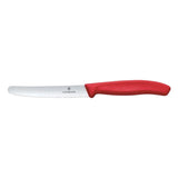 Victorinox Swiss Classic Tomato & Table Knife Wavy Red 11cm