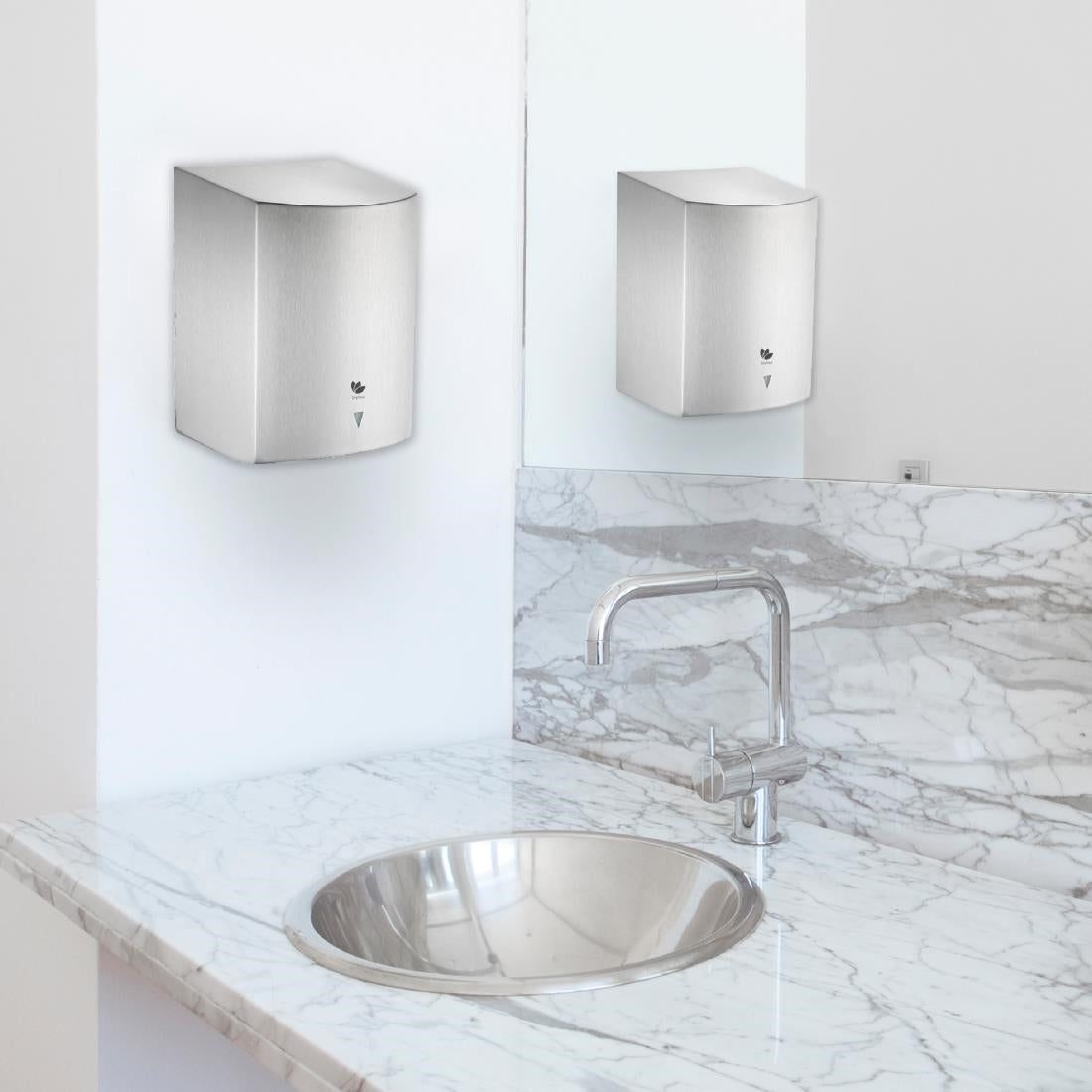 Dryflow Turboforce Hand Dryer Brushed Satin TF03