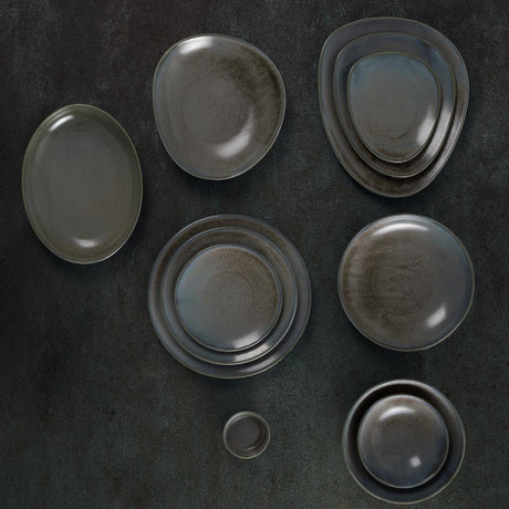 Olympia Ember Oval Bowls Blue 265x200mm (4 Pack)