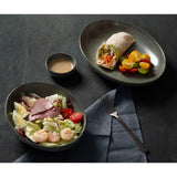 Olympia Ember Oval Bowls Blue 265x200mm (4 Pack)