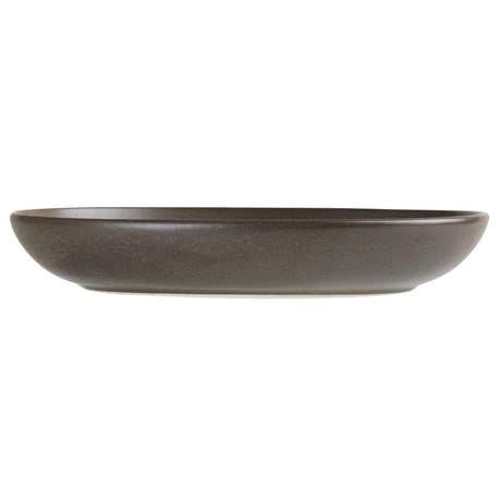 Olympia Ember Oval Bowls Mahogany 265x200mm (4 Pack)