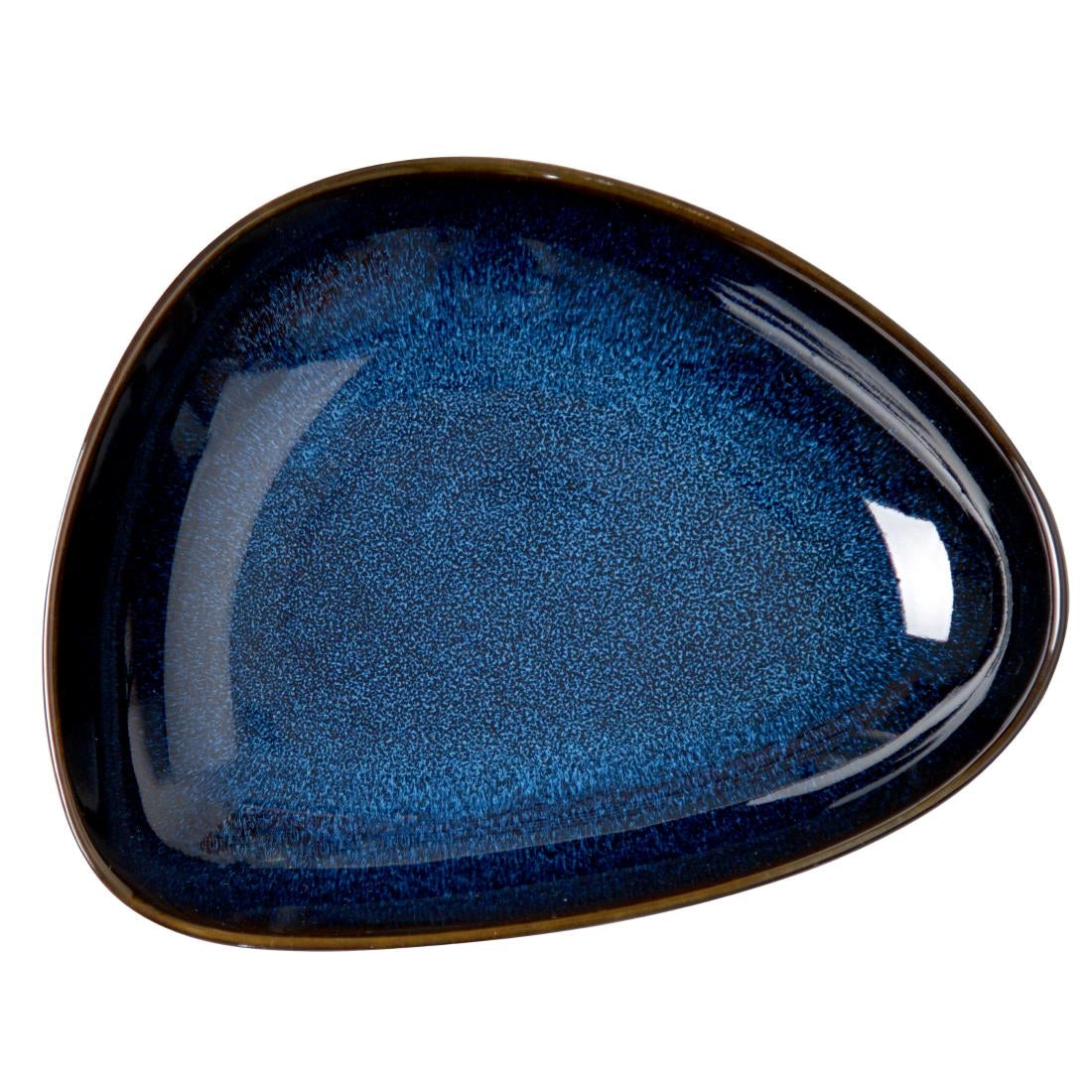 Olympia Luna Triangular Bowls Midnight Blue 228x175mm (6 Pack)