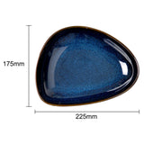 Olympia Luna Triangular Bowls Midnight Blue 228x175mm (6 Pack)