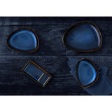 Olympia Luna Rectangular Dipping Plates Midnight Blue 204x105mm (6 Pack)