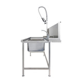 Classeq Pass Through Dishwasher Table with Spray Mixer T15SENL