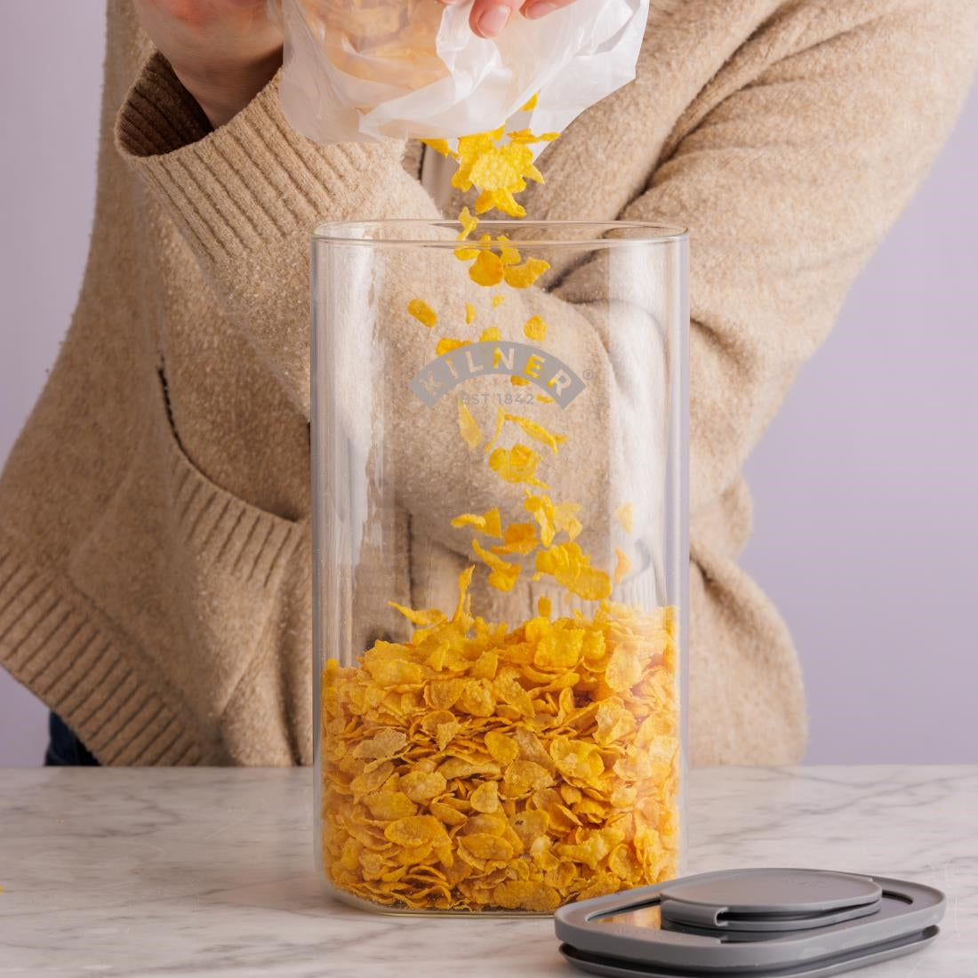 Kilner Fresh Dry Food Storage Dispenser 3Ltr