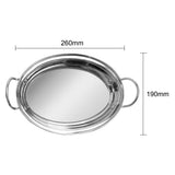 Olympia Deep Oval Tray with Handles 260x190mm