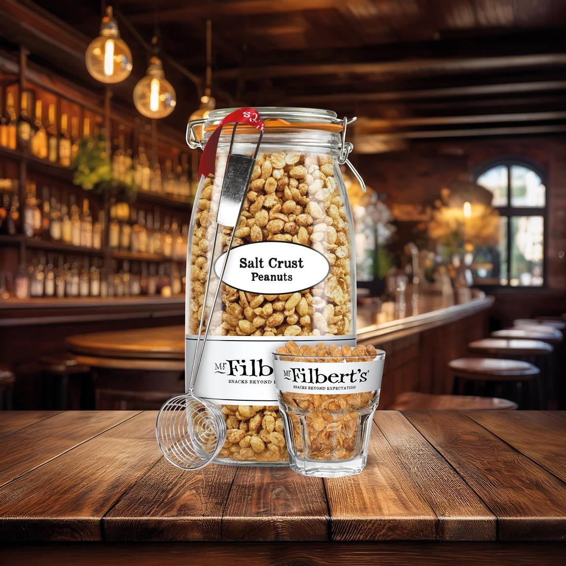 Mr Filberts Loose Serve Catering Bag Salt Crusted Peanuts 1.5kg