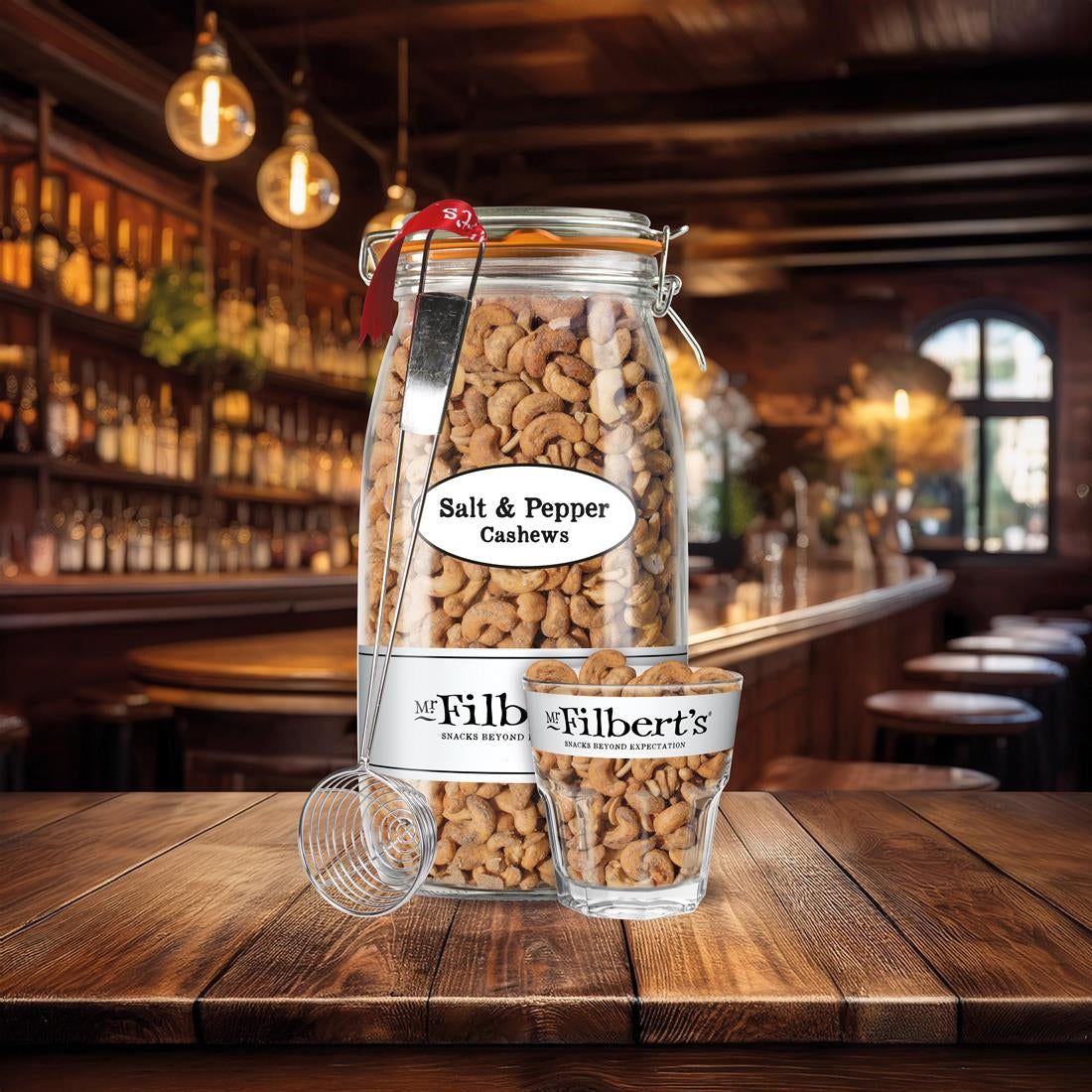 Mr Filberts Loose Serve Catering Bag Salt & Pepper Cashews 1.5kg