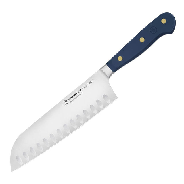 Wusthof Classic Colours Santoku Knife Wild Blueberry 17cm