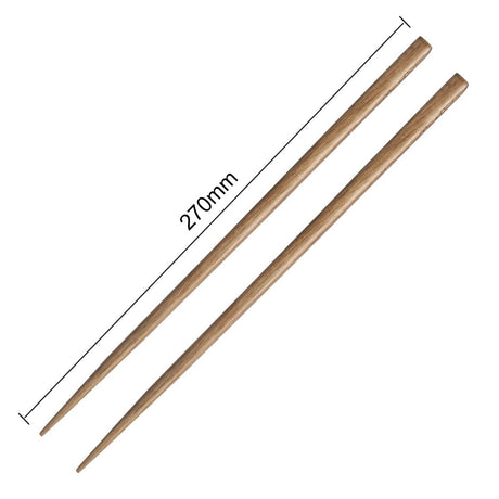 Olympia Miso Acacia Wood Chopsticks 270mm (12 Pack)