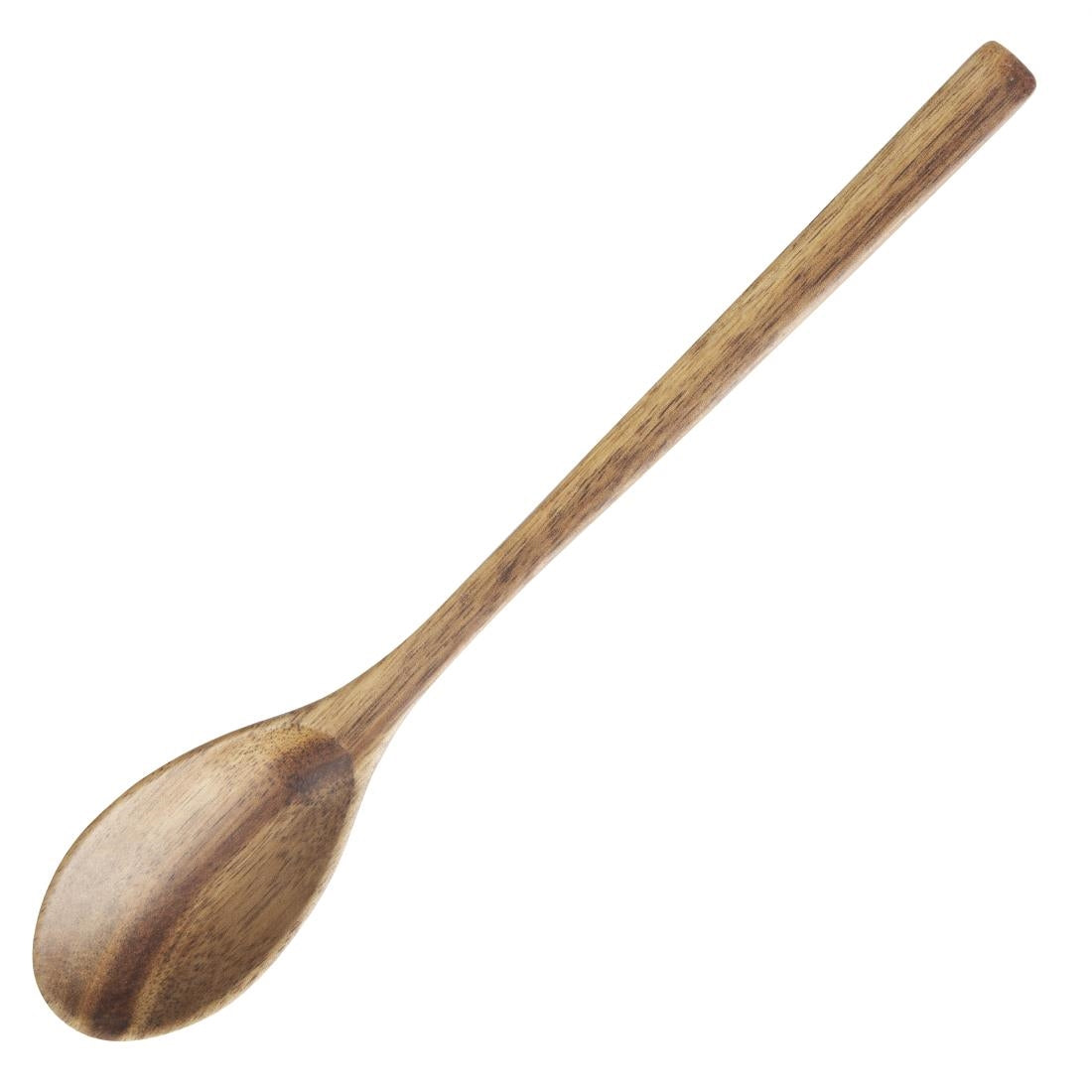 Olympia Miso Acacia Wood Ramen and Pho Spoons 240mm (6 Pack)
