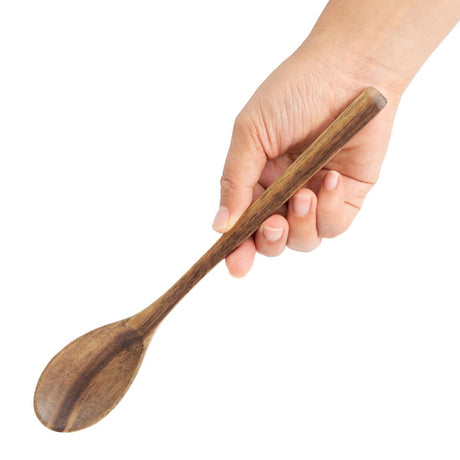 Olympia Miso Acacia Wood Ramen and Pho Spoons 240mm (6 Pack)