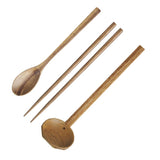 Olympia Miso Acacia Wood Ramen and Pho Ladles 270mm (6 Pack)