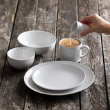 Olympia Origin Mugs White 300ml (4 Pack)