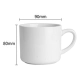 Olympia Origin Mugs White 300ml (4 Pack)