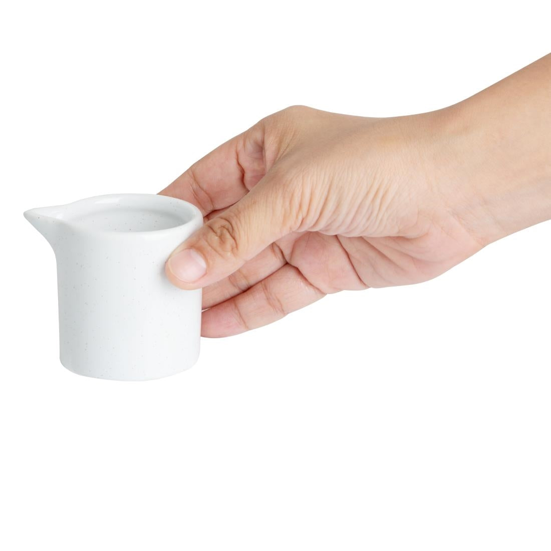 Olympia Origin Milk Jugs White 70ml (4 Pack)