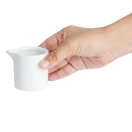 Olympia Origin Milk Jugs White 70ml (4 Pack)