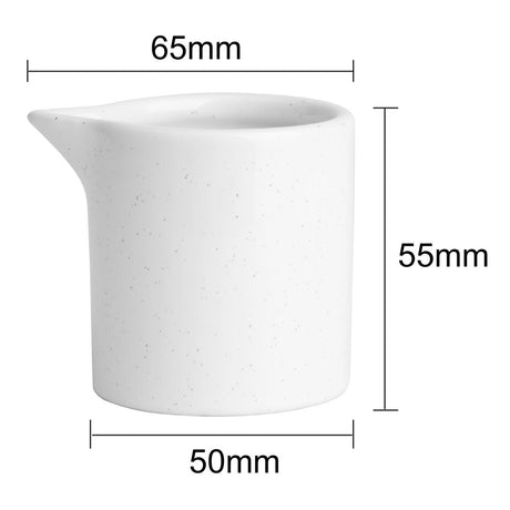 Olympia Origin Milk Jugs White 70ml (4 Pack)