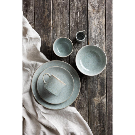Olympia Origin Coupe Plates Duck Egg Blue 200mm (4 Pack)