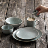 Olympia Origin Coupe Plates Duck Egg Blue 200mm (4 Pack)