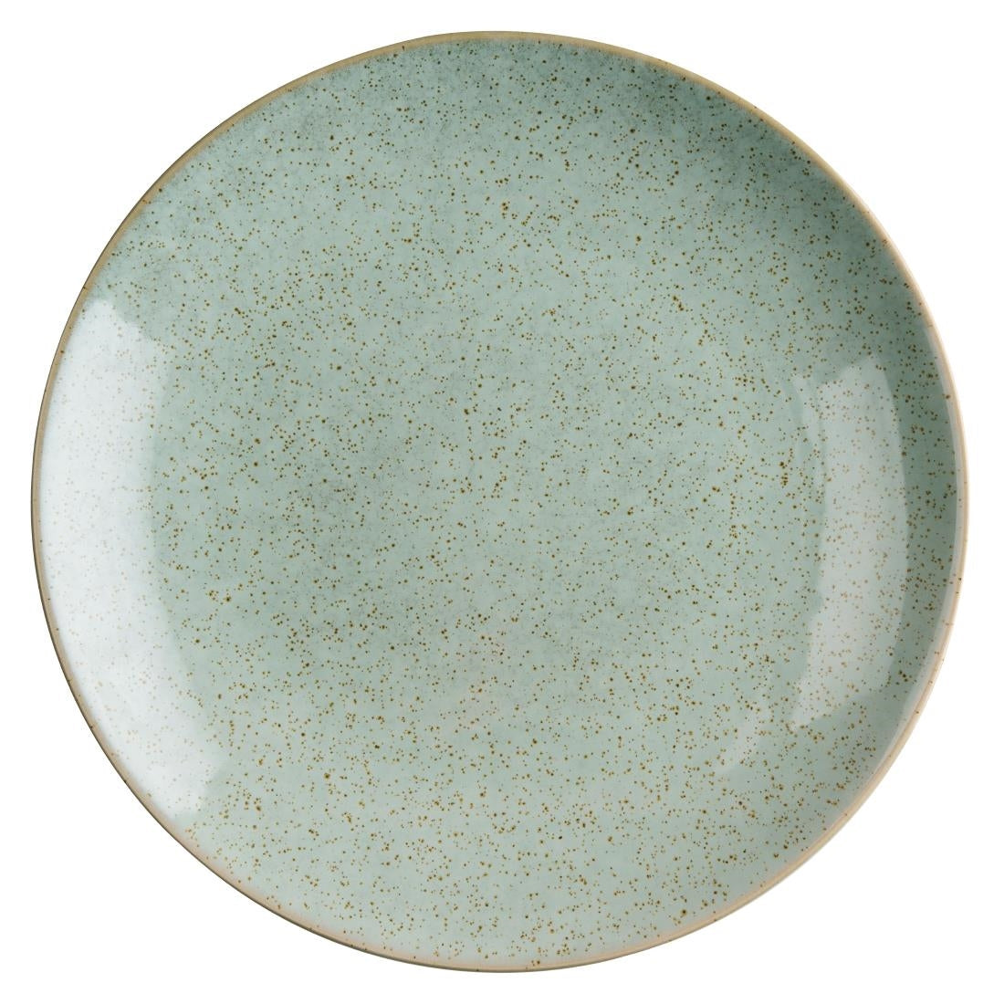 Olympia Origin Coupe Plates Duck Egg Blue 260mm (4 Pack)