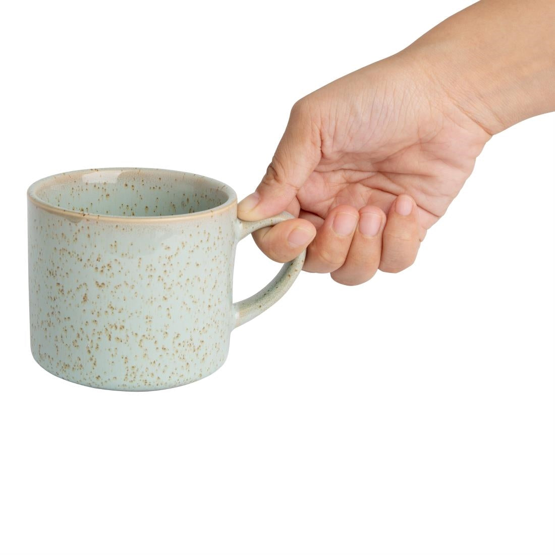 Olympia Origin Mugs Duck Egg Blue 300ml (4 Pack)