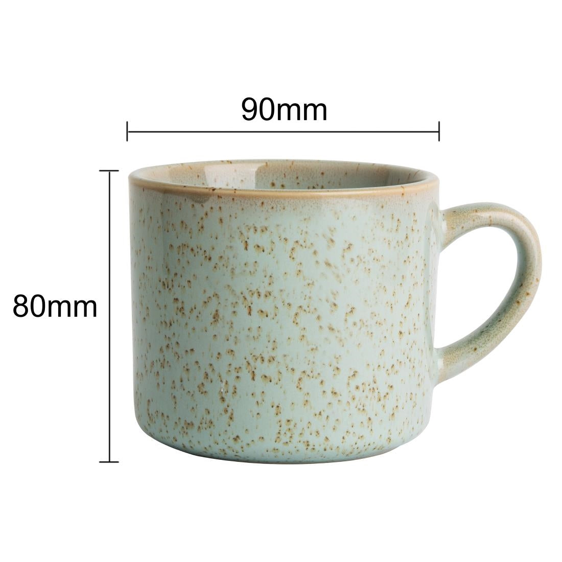 Olympia Origin Mugs Duck Egg Blue 300ml (4 Pack)