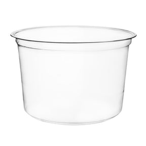 Vegware Round PLA Deli Pots 455ml (500 Pack)