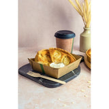 Vegware Microflute Food Trays Medium 150x150mm (270 Pack)