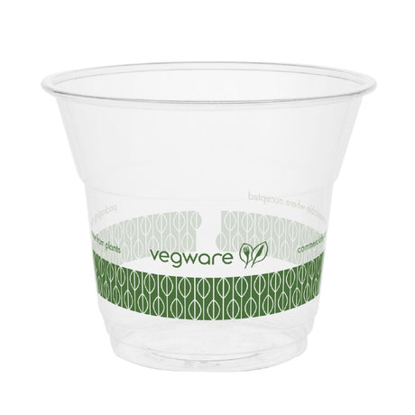 Vegware Slim Cold Cups Green Band PLA 76-Series 142ml (2000 Pack)