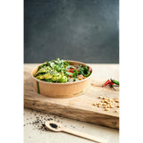 Vegware 185-Series Bon Appetit Kraft Food Bowls 26oz (300 Pack)