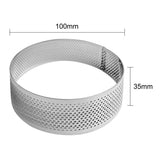 Vogue Round Perforated Cake Ring Round -100x35mm