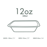 Vegware Gourmet Bagasse Bases Size 3 360ml (600 Pack)