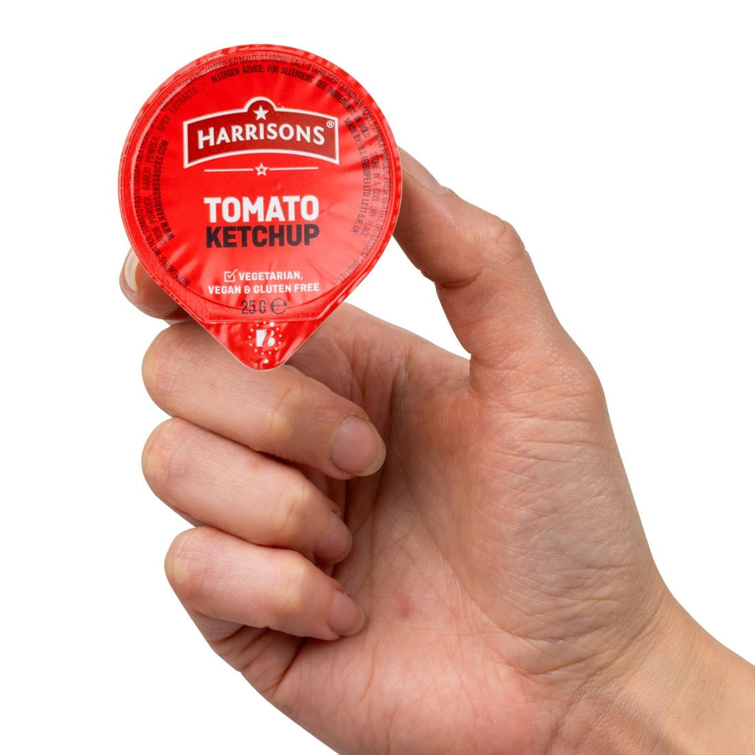 Harrisons Tomato Dip Pots 25g (100 Pack)