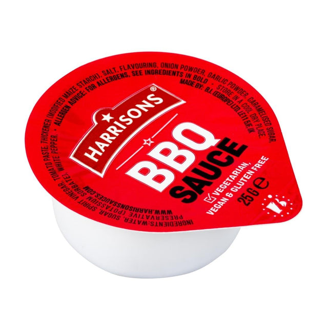 Harrisons BBQ Dip Pots 25g (100 Pack)