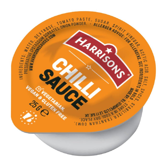 Harrisons Chilli Sauce Dip Pots 25g (100 Pack)