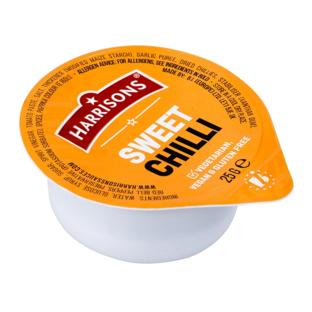 Harrisons Sweet Chilli Sauce Dip Pots 25g (100 Pack)