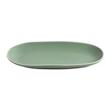 Olympia Chia Oval Plates Green 280x135mm (6 Pack)