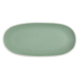 Olympia Chia Oval Plates Green 280x135mm (6 Pack)