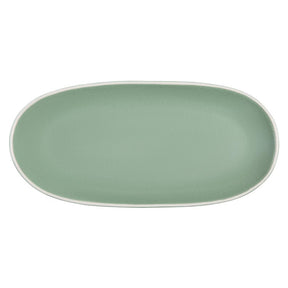 Olympia Chia Oval Plates Green 280x135mm (6 Pack)